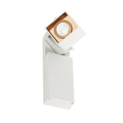 Sieninis šviestuvas Aravena White Gold 3000K LED 5W 3000K Balta Aukso (WLB073/5W 3000K WH+GO)