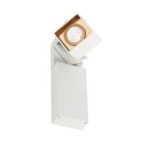 Sieninis šviestuvas Aravena White Gold 3000K LED 5W 3000K Balta Aukso (WLB073/5W 3000K WH+GO)