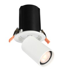 Įmontuojamas lubinis šviestuvas Termo 1xGU10 Smėlio Balta (SPL-50310-1R WH)