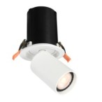 Įmontuojamas lubinis šviestuvas Termo 1xGU10 Smėlio Balta (SPL-50310-1R WH)