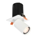 Įmontuojamas lubinis šviestuvas Termo 1xGU10 Smėlio Balta (SPL-50310-1S WH)