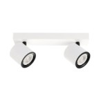 Lubinis šviestuvas Karlota 2xGU10 Juoda Balta (SPL-31959-2B-WH)