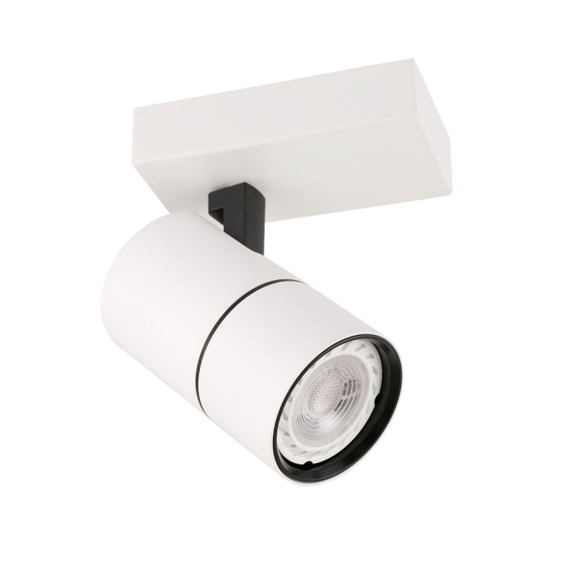 Lubinis šviestuvas Laconi 1xGU10 Juoda Balta (SPL-2813-1B-WH)