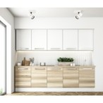 Lubinis šviestuvas Laconi 1xGU10 Juoda Balta (SPL-2813-1B-WH)