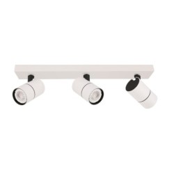 Lubinis šviestuvas Laconi 3xGU10 Juoda Balta (SPL-2813-3B-WH)