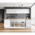 Lubinis šviestuvas Laconi 3xGU10 Juoda Balta (SPL-2813-3B-WH)