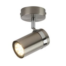 Lubinis šviestuvas Palmoni 1xGU10 Nikelio Satino Chromo (SPL-2024-1)