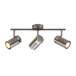 Lubinis šviestuvas Palmoni 3xGU10 Nikelio Satino Chromo (SPL-2024-3)