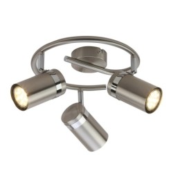 Lubinis šviestuvas Palmoni 3xGU10 Nikelio Satino Chromo (SPL-2024-3A)