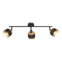 Lubinis šviestuvas Renez Keičiama LED E14 4W Juoda Aukso Audinio (SPL-95820-3)
