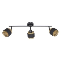Lubinis šviestuvas Renez Keičiama LED E14 4W Juoda Aukso Audinio (SPL-95820-3)