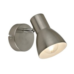 Sieninis šviestuvas Riado 1xE14 Satino Nikelio (SPL-3422-1-SN)