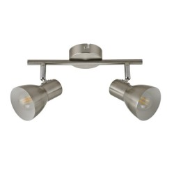 Lubinis šviestuvas Riado 2xE14 Satino Nikelio (SPL-3422-2-SN)