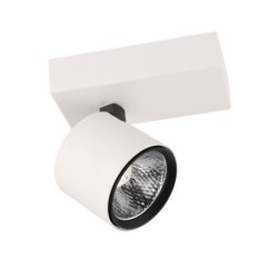 Lubinis šviestuvas Boniva LED 5W 3000K Juoda Balta (SPL-2854-1B-WH)