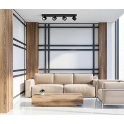 Lubinis šviestuvas Boniva LED 20W 3000K Juoda (SPL-2854-4B-BL)