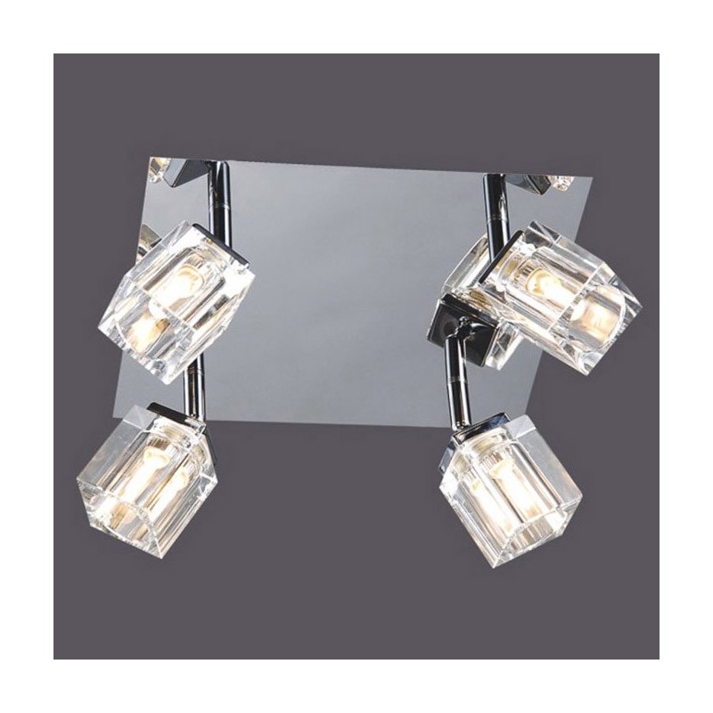 Lubinis šviestuvas Crt 4xG9 Chromo (CRT-4SQ)