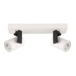 Lubinis šviestuvas Mola 2xGU10 Juoda Balta (SPL-2846-2 WH)