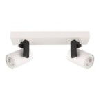 Lubinis šviestuvas Mola 2xGU10 Juoda Balta (SPL-2846-2 WH)