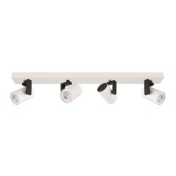 Lubinis šviestuvas Mola 4xGU10 Juoda Balta (SPL-2846-4 WH)