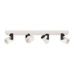 Lubinis šviestuvas Mola 4xGU10 Juoda Balta (SPL-2846-4 WH)