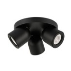 Lubinis šviestuvas Nuora 3xGU10 Juoda (SPL-2855-3C-BL)