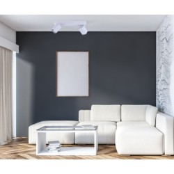 Lubinis šviestuvas Senova 2xGU10 Smėlio Balta (SPL-4492-2A WH)