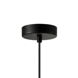Pakabinamas šviestuvas Maluna 1xE27 Juoda Dūmų (PND-74920-1-BK-SG)