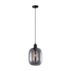Pakabinamas šviestuvas Talia 1xE27 Juoda Dūmų (PND-36479A-1-BK-SG)