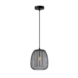 Pakabinamas šviestuvas Amiria 1xE27 Juoda (PND-28612-BK-SG)