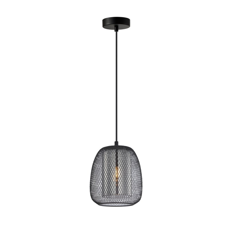 Pakabinamas šviestuvas Amiria 1xE27 Juoda (PND-28612-BK-SG)