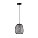 Pakabinamas šviestuvas Amiria 1xE27 Juoda (PND-28612-BK-SG)