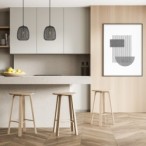 Pakabinamas šviestuvas Amiria 1xE27 Juoda (PND-28612-BK-SG)