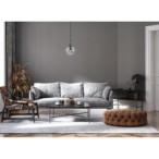Pakabinamas šviestuvas Busco 1xE27 Aukso Juoda (PND-30263-1A-BRO-SG)