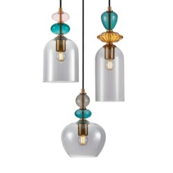 Pakabinamas šviestuvas Busco 3xE27 Aukso Juoda (PND-30263-3A-BRO-SG)