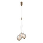 Pakabinamas šviestuvas Butero LED 12W 3000K Aukso (PND-34359-3-HBR-AMB)