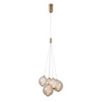 Pakabinamas šviestuvas Butero LED 20W 3000K Aukso (PND-34359-5-HBR-AMB)