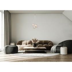 Pakabinamas šviestuvas Butero LED 20W 3000K Aukso (PND-34359-5-HBR-AMB)