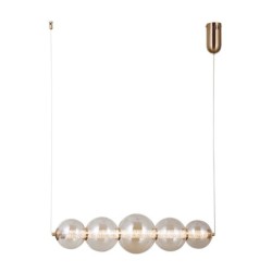 Pakabinamas šviestuvas Butero LED 18W 3000K Aukso (PND-34359-5H-HBR-AMB)