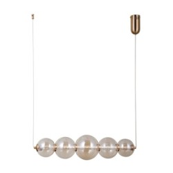 Pakabinamas šviestuvas Butero LED 18W 3000K Aukso (PND-34359-5H-HBR-AMB)