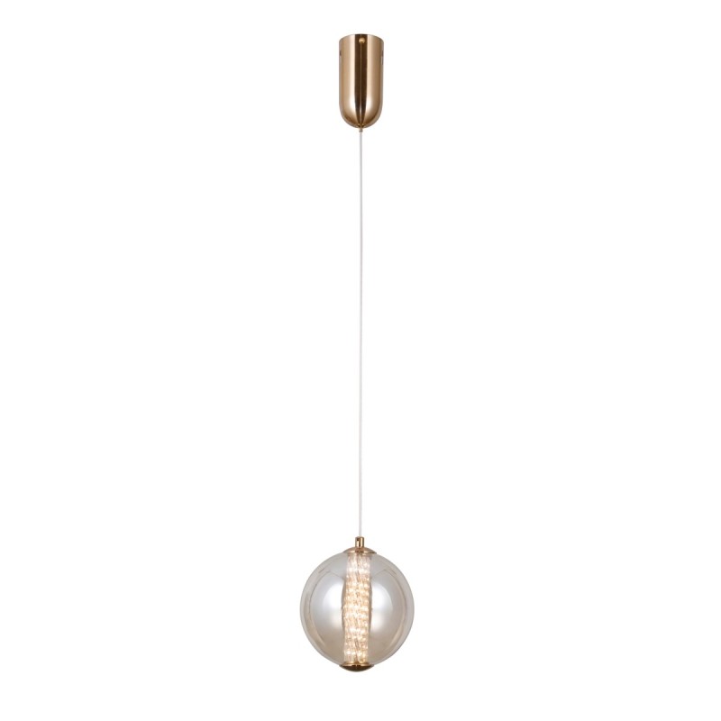 Pakabinamas šviestuvas Butero LED 6W 3000K Aukso (PND-34359-S-HBR-AMB)