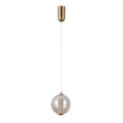 Pakabinamas šviestuvas Butero LED 6W 3000K Aukso (PND-34359-S-HBR-AMB)