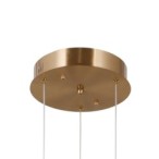 Pakabinamas šviestuvas Ganti LED 20W 3000K Aukso (PND-34362-9-HBR-OPAL)