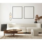 Pakabinamas šviestuvas Gastel LED 16W 3000K Juoda Balta Skaidri (PND-74937-3-BK)