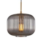Pakabinamas šviestuvas Gavino 1xE27 Aukso (PND-26476-1-BRO-SG)