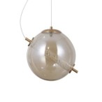 Pakabinamas šviestuvas Nola LED 12W 3000K Aukso (PND-34366-HBR-AMB)