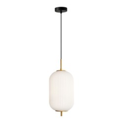 Pakabinamas šviestuvas Olmeto 1xE27 Aukso (PND-28798-1-GD-WH)