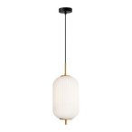 Pakabinamas šviestuvas Olmeto 1xE27 Aukso (PND-28798-1-GD-WH)