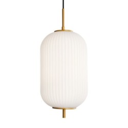 Pakabinamas šviestuvas Olmeto 1xE27 Aukso (PND-28798-1-GD-WH)