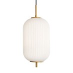 Pakabinamas šviestuvas Olmeto 1xE27 Aukso (PND-28798-1-GD-WH)