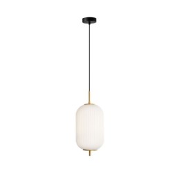 Pakabinamas šviestuvas Olmeto 1xE27 Aukso (PND-28798-1-GD-WH)